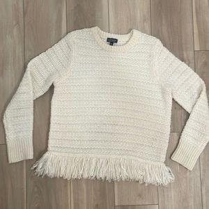Topshop white sweater